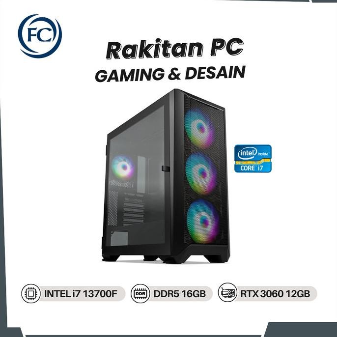 

PROMO PC GAMING & DESIGN DDR5 I7 13700F 16GB RTX 3060 12GB SIAP LIVESTREAMIN