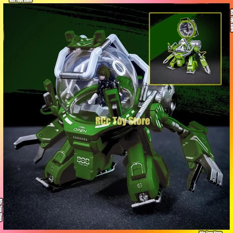 mengshan ms hg 1/144 assembly model kit tolro-800 torohachi green color action figures robot plastic