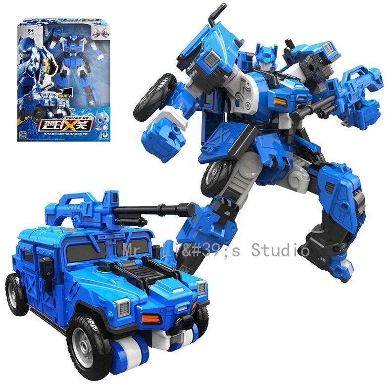 in stock new mini force transforming tank robot toy action figure miniforce x simulation fighter air