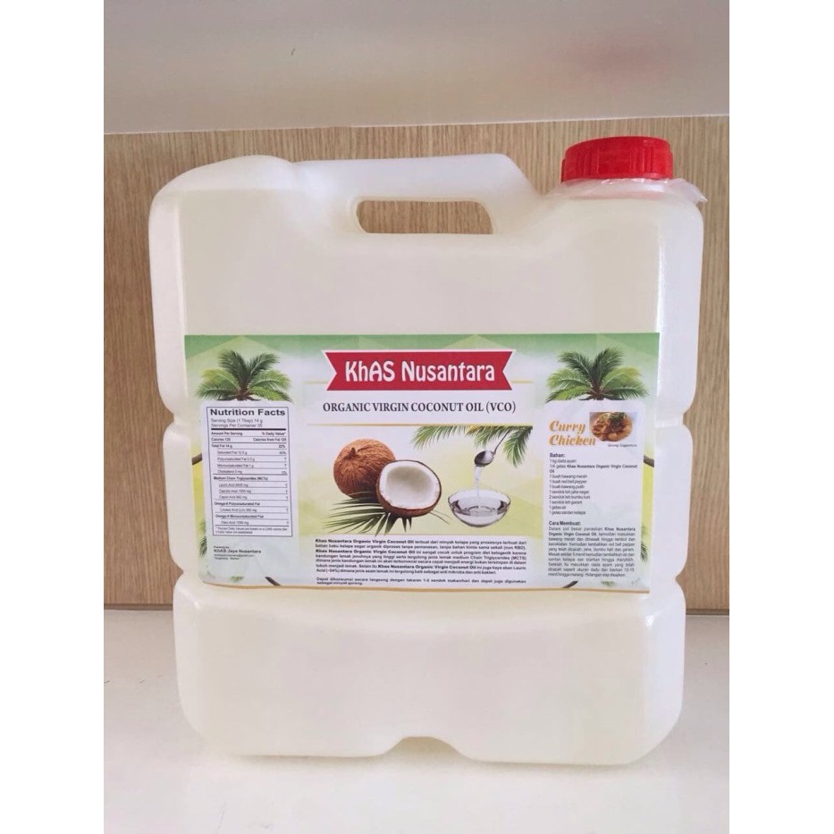 

Organic Vco Ha Quality 1 Jeren 10 Liter