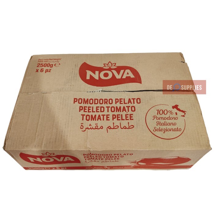

Nova Peeled Tomatoe 2.5G 6Pc Peel Tomato Tomat Pizza Italy