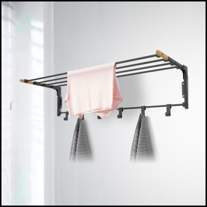 Stora Jemuran Baju Dinding Tempat Jemur Baju Drying Rack Gantungan Laundry Perlengkapan Rumah Tangga