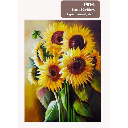 

5D Diamond painting FULL 30x40cm embroidery rhinestone flower #31