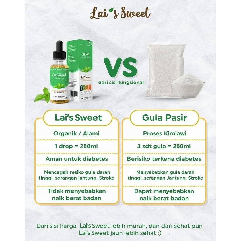 

Stevia Cair Flavor 15 Ml Combo 3 botol Mix