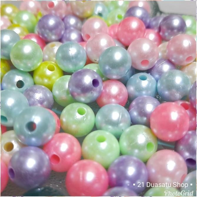 

Manik mote mutiara premium pastel bulat 6 mili 8 mili 10 mili