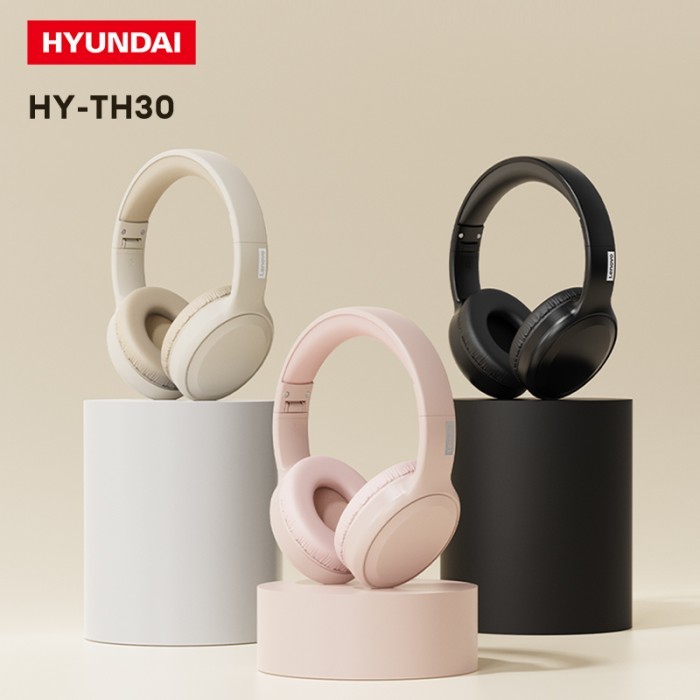 Sale Lenovo X Hyundai Th30 Wireless Bluetooth Headphones 3D Stereo Built-In Mic Noise Isolating