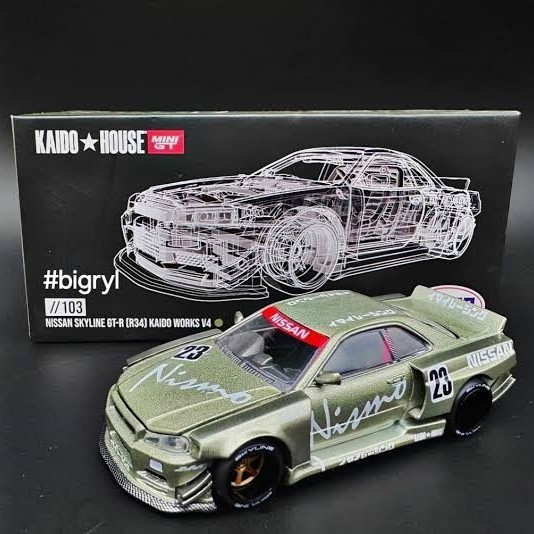 Chassis Tamiya Mini Gt 103 Kaido House Nismo Nissan Skyline Gt-R R34 Khmg103