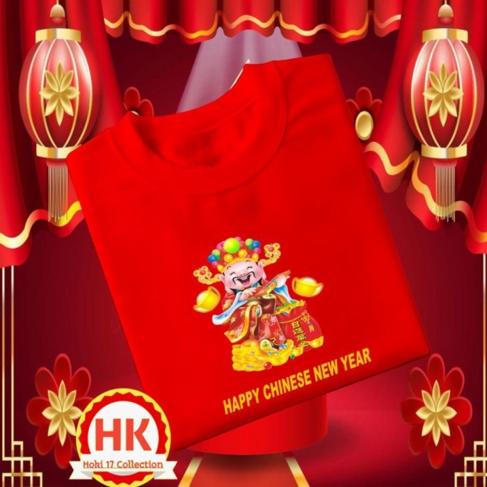 

Imlek BAGUS!!! KAOS DTF HAPPY CHINESE NEW YEAR KAOS IMLEK 2024 KAOS LENGAN - Merah M-DEWASA Limited