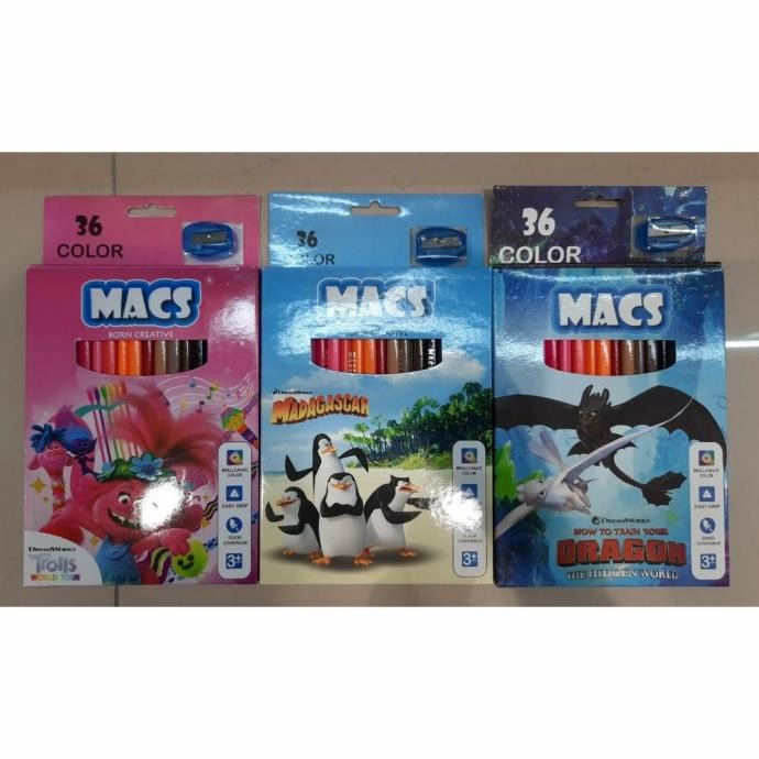 

MACS Pensil Warna 36 Colour Pencil
