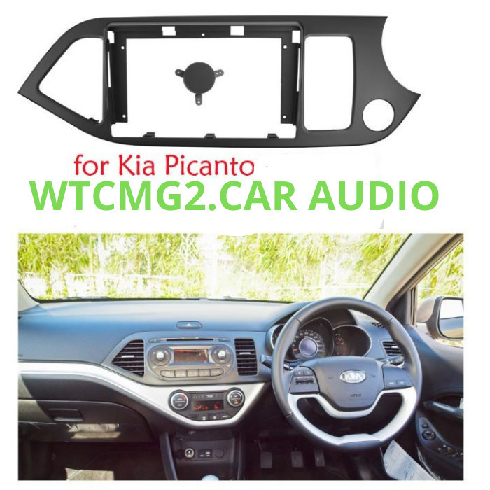frame head unit android 9 inch kia picanto 2011- 2017