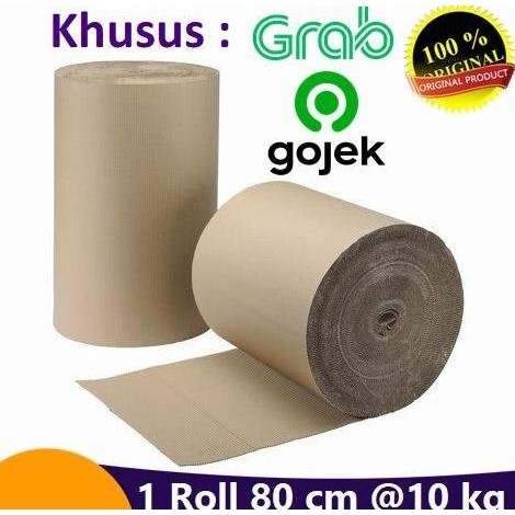 

TERBARU - Kardus Lembaran Gulungan Corrugated Karton / Single Face Roll 80 Cm