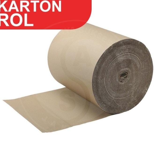 

BEBAS ONGKIR - Karton Lembaran Polos Single Face 1 ROLL Berat 30 kg