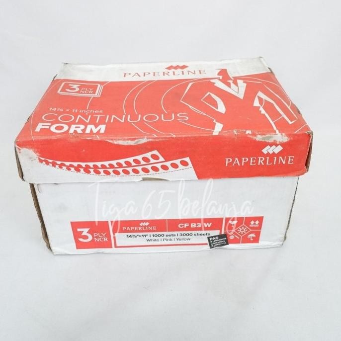 

TERMURAH - CONTINUOUS FORM 3ply | kertas komputer Paperline 14 7/8 x 11 CF B3 W