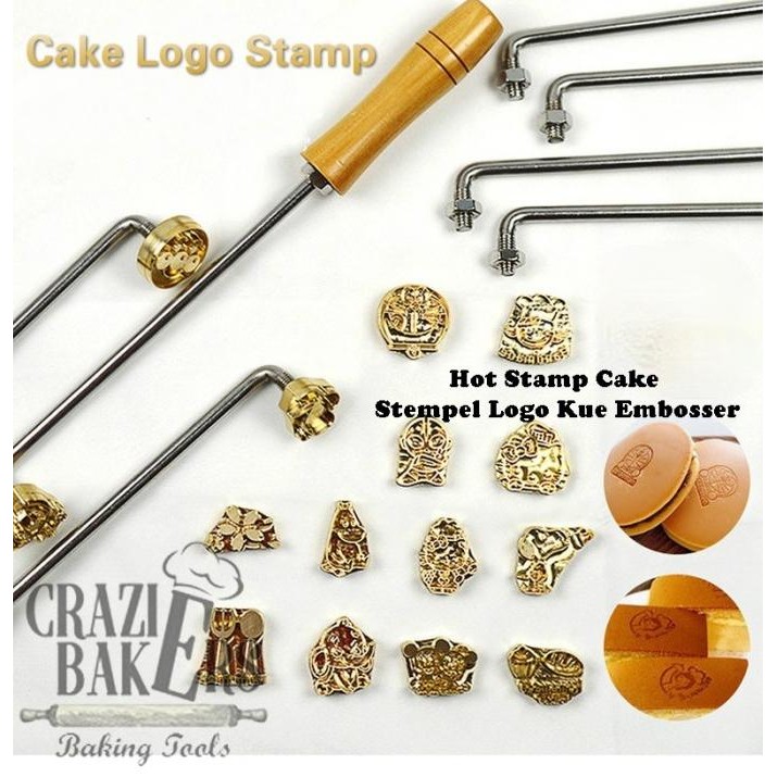 

READY STOCK HOT STAMP CAKE STEMPEL LOGO KUE EMBOSSER 4 !!!!!