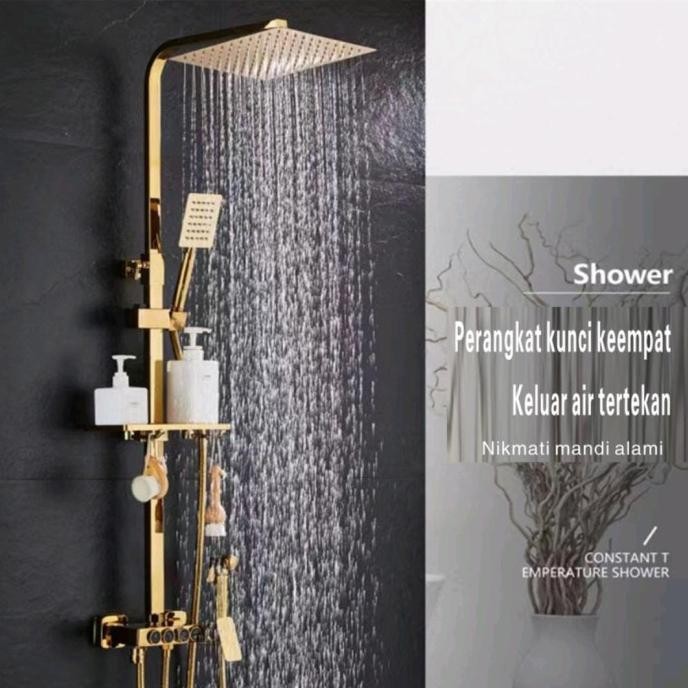 shower column set panas dingin GOLD/shower tiang panas dingin gold [terbaik]
