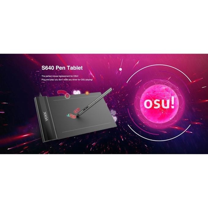 

VEIKK S640 Digital Graphic Drawing Pen Tablet OSU GT