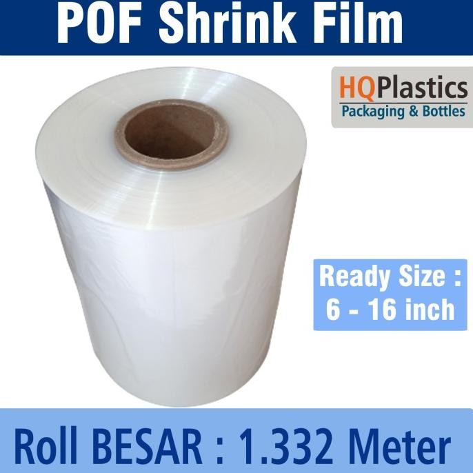 Plastik Shrink / POF Shrink Film Roll Besar Termurah - 9 inch