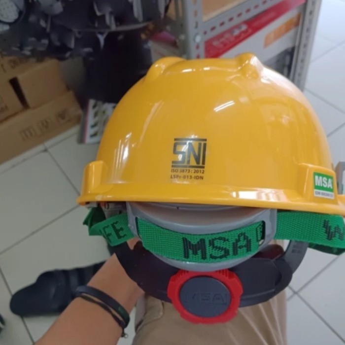 Helm Safety Msa Fastrack +Chinstrap/Safety Helm Proyek Kerja Msa Vgard Se01