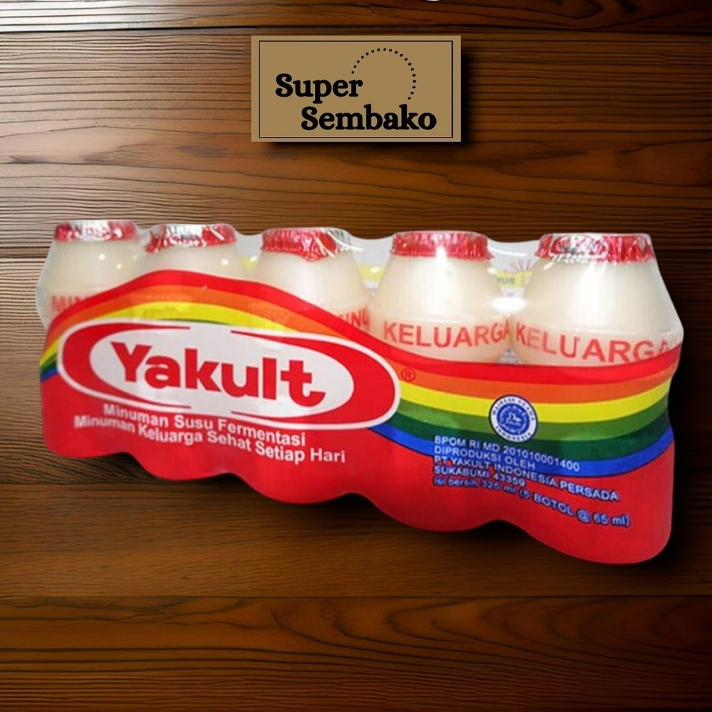 

MINUMAN SUSU FERMENTASI YOGURT YAKULT 65ml PEMBERSIH PENCERNAAN USUS