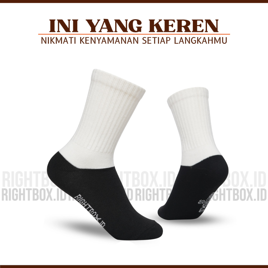 Baju Anak & Bayi Rightbox, Kaos Kaki Sekolah Rightbox, Full RIB, SD SMP SMA