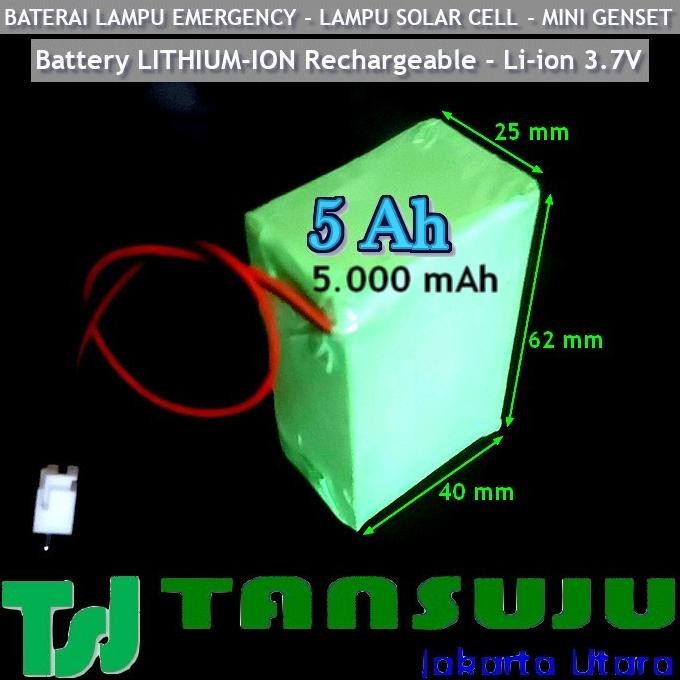 Sale Battery Li-Ion 3.7V Baterai Lampu Emergency Pju Solar Cell Mini Genset