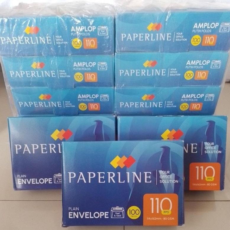 

GHT Amplop Putih Amplop Uang Amplop Surat Paperline No. 90 / 104 / 110 ( Bal ) [ Original ]