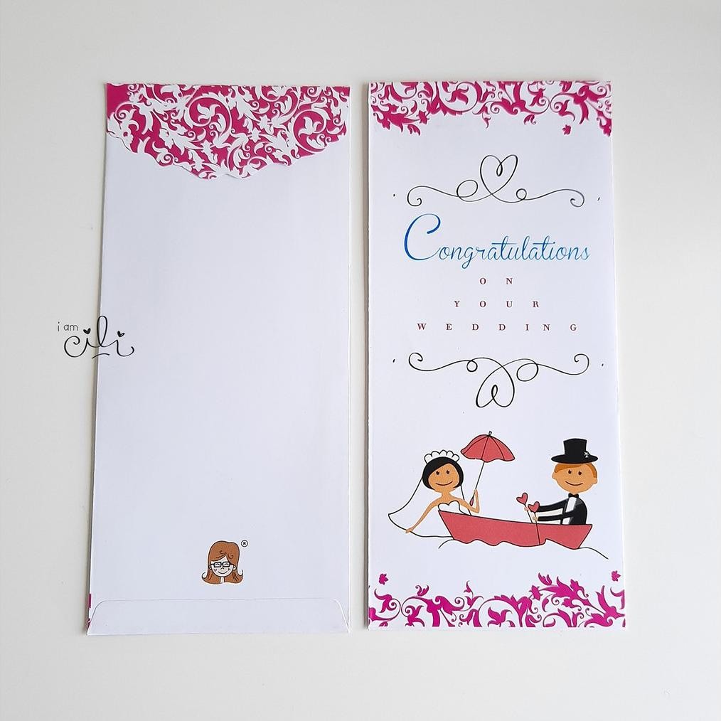 

GHT angpao cute tema wedding pernikahan unik murah cute dan eksklusif