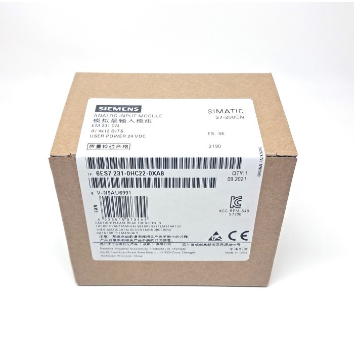 Murah Siemens 6ES7 231-0HC22-0XA8 Analog Input S7 200 EM231 Non COD