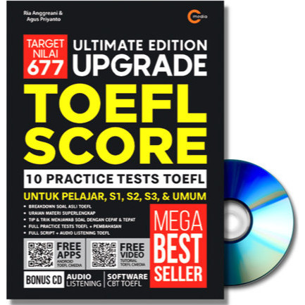 Buku Ultimate Edition Upgrade TOEFL Score - Ria Anggreani - Cmedia Ori