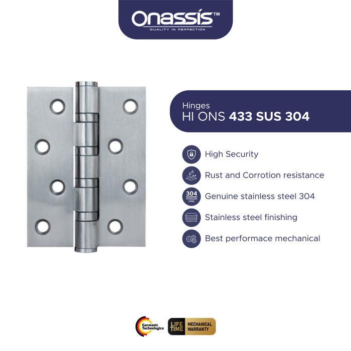 ENGSEL PINTU ONASSIS 433-4BB SUS 304 SS