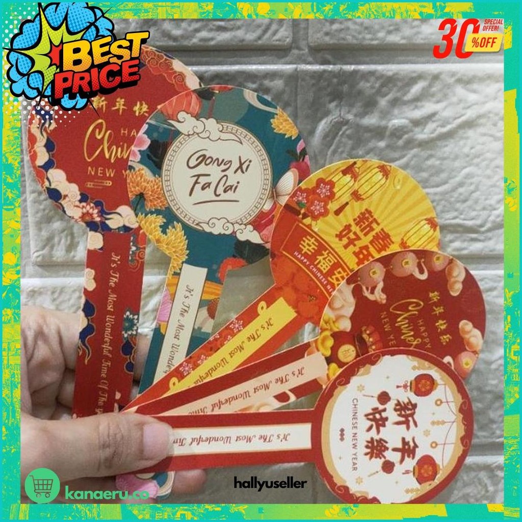 

(10Pcs) Stiker Toples Kuker Terbaru Imlek Chinese New Year Stiker Imlek Murah