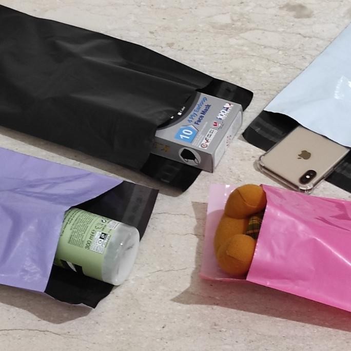 

Promo Polymailer Putih 40x60 Amplop Plastik Packing Olshop Pink 50 lbr Hitam COD