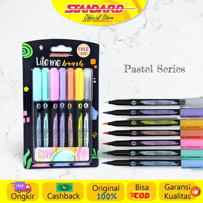 

Standard Blister Lite Me Brush (Brush Pen/Spidol Kaligrafi)