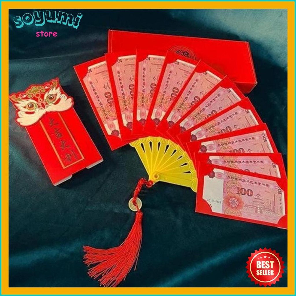 

Angpao Angpau Merah Tahun Baru Cina / Imlek Bentuk Kipas 2023 Untuk Dekorasi Pernikahan (Lagi Viral)