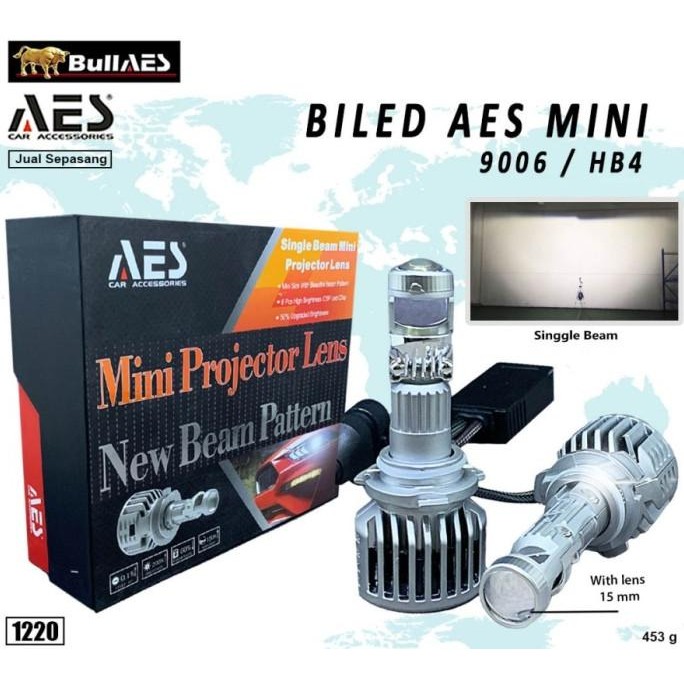 Biled AES Mini Laser 9006 9005 H7 H11 New Beam Patern Merk AES
