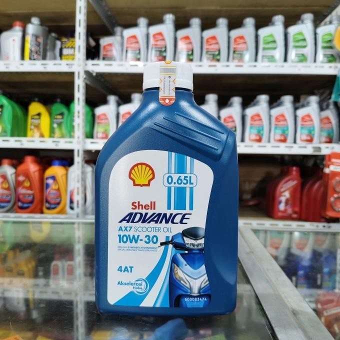 Oli Shell advance Ax7 matic 0.65L Beat, scoopy, genio Stok Terbatas