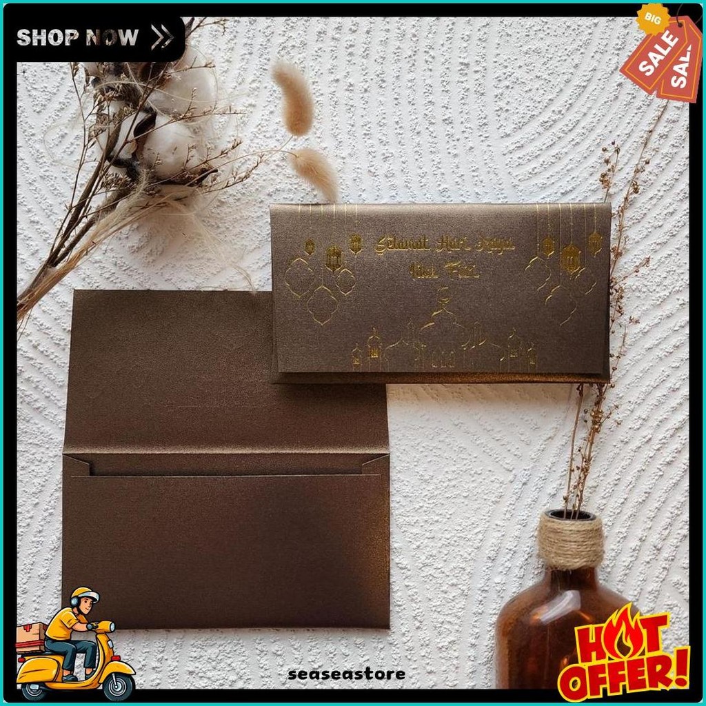 

Angpau Lebaran Horizontal Jumbo / Amplop Uang Idul Fitri Besar [1 Pack Isi 10] (Cod)