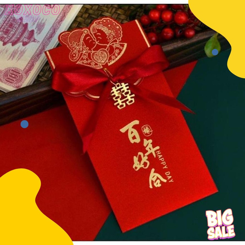 

Isi 2Pcs - Angpao Married - Angpao Wedding Pernikahan - Angpao Kawin Premium Mewah - Sangjit - Angpao Shuang Xi (Cod)