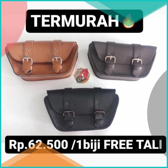 tas samping sidebag side bag motor klasik custom honda c70 streetcub 0