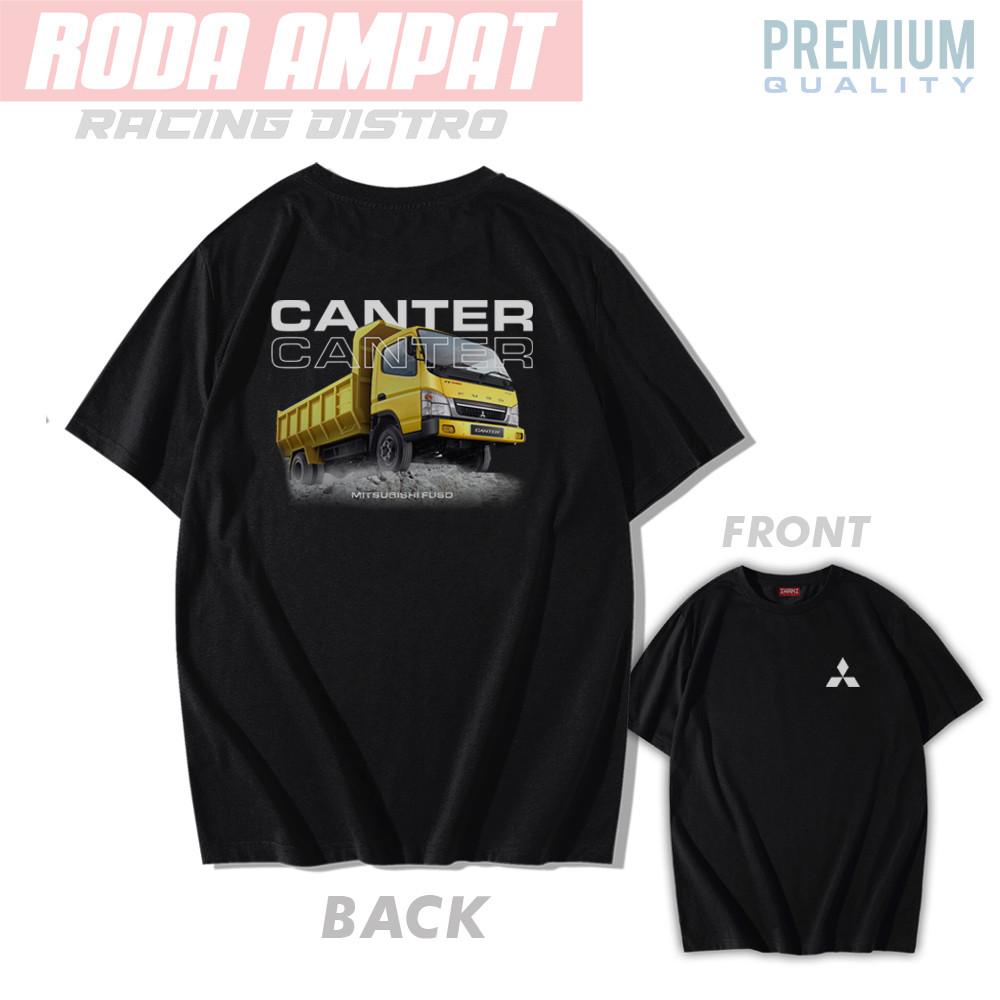 KAOS TRUCK CANTER PREMIUM BAJU DRIVER TRUK CANTER MANIA INDONESIA