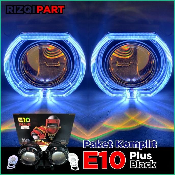 Vahid Biled projie e10 plus black paket komplit 3 inch sepasang