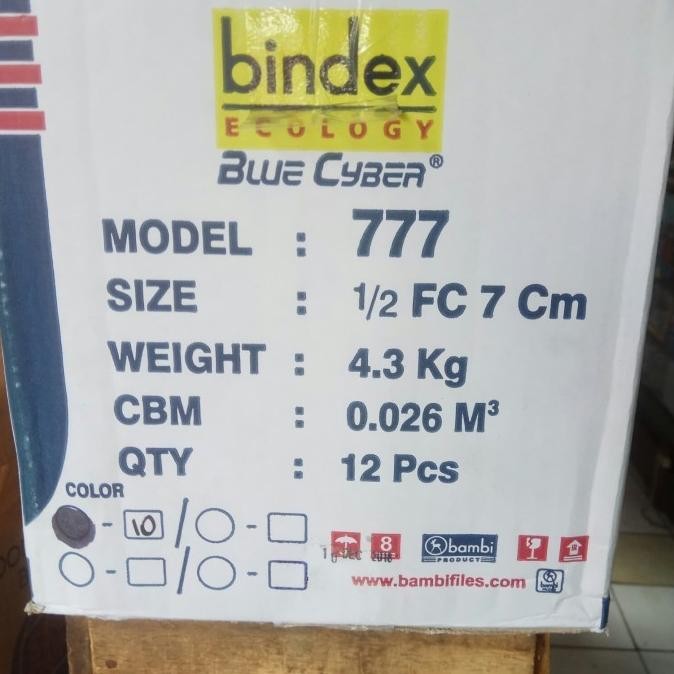 

Ordner Bindex 777 1/2 Folio hitam