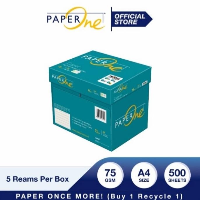 

TERBARU - Kertas Hvs A4 75gsm Paper One