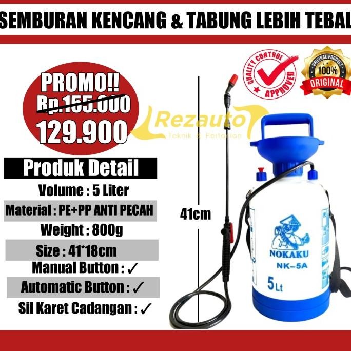 ALAT SEMPROT DISINFEKTAN 5 LITER SPRAYER TANAMAN HAMA DAN KEBUN