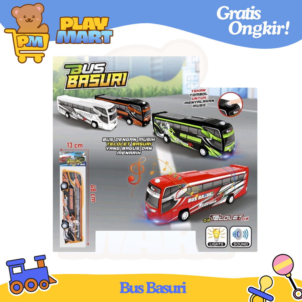 Mainan Anak Bis Basuri Mainan Anak Bis Suara Basuri