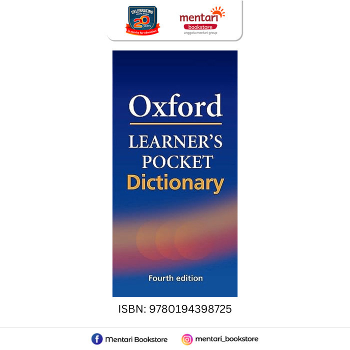 

MELAYANI FAKTUR PAJAK! Oxford Learner's Pocket Dictionary