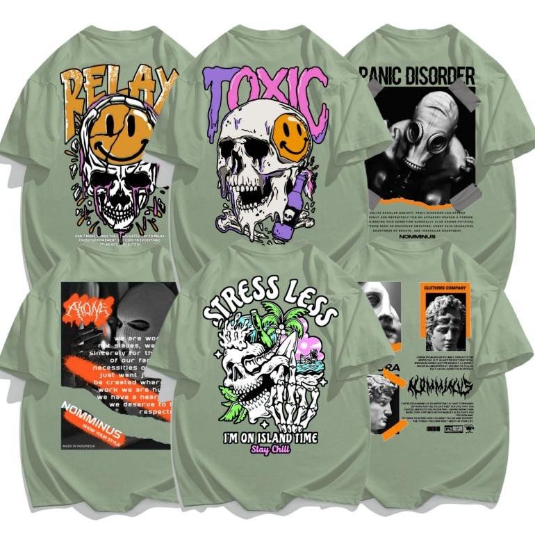 Kaos Sage Green Pria Sanamy Distro Kaos Pria Kaos Cowok Baju Oblong Kaos Sage Green