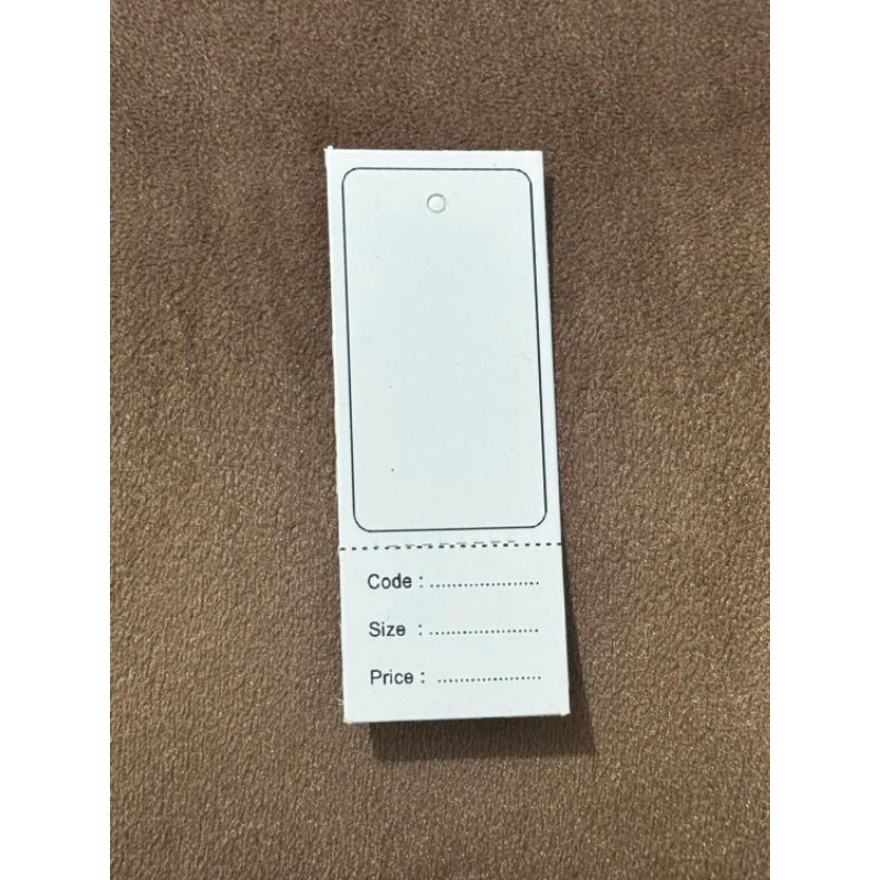 

HANDTAG/100 pcs/HANDTAG POLOS/PRICETAG/HANDTAG KEMASAN