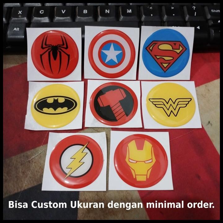 

HOT DEAL STICKER TIMBUL RESIN WONDER WOMAN STIKER LYCAL LENTUR 3D LOGO SUPERHERO KECIL SATUAN !!!!!!