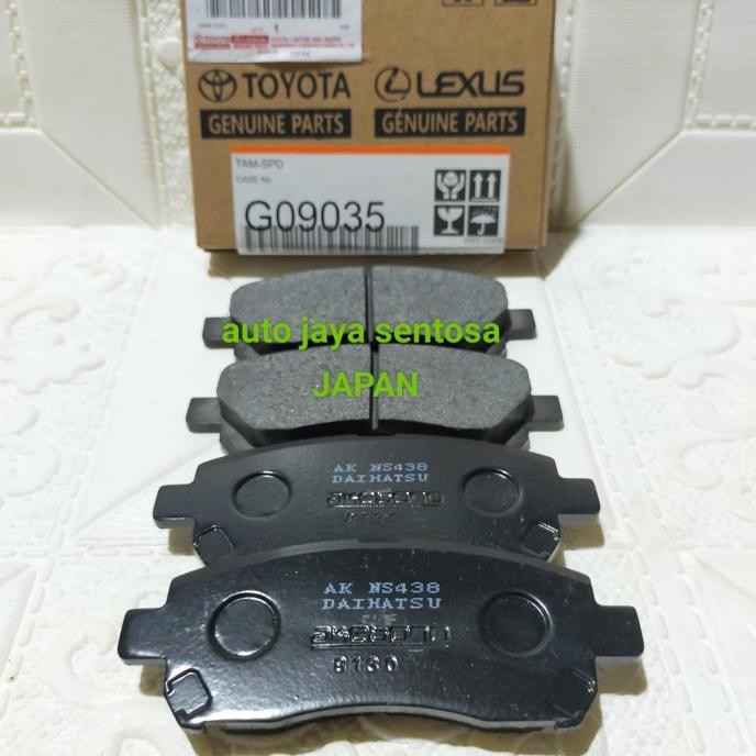 BESS SELLER BRAKE PAD KAMPAS REM DEPAN TOYOTA AVANZA XENIA VELOZ RUSH TERIOS ORI